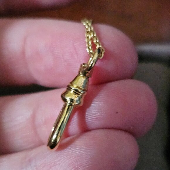 MONICA RICH KOSANN CHANGEABLE INDIVIDUALITY DYO 25"18K GOLD NECKLACE CHAIN HOOK - Picture 5 of 14